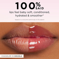 tarte texture swirl on hand showing creamy, melt-on-contact balm benefit