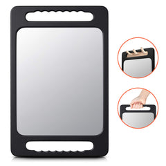 TASALON closeup of tempered glass edge providing clear reflections