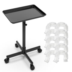 TASALON front view of rolling salon tray showing compact design and accessibility
