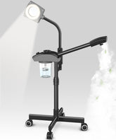 TASALON front view showing compact steamer and magnifier, professional reliability