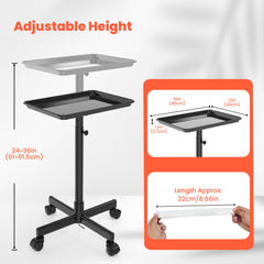 TASALON close-up of aluminum top tray highlighting easy-clean surface benefit