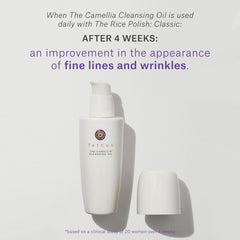 TATCHA emulsified cleansing oil turning milky for effective rinse