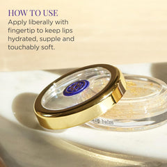 TATCHA balm next to a coin for scale, compact size and travel-friendly convenience