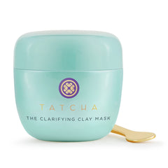 TATCHA jar front packaging showing label and elegant design benefit: clear product info