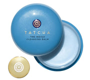 TATCHA jar front view showcasing elegant packaging and luxury cleansing benefit