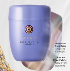 TATCHA powder mixed in hand demonstrating simple water activation and easy use