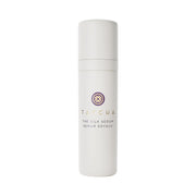TATCHA bottle front packaging showing elegant design and product name, benefits visible
