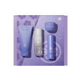 TATCHA starter ritual set front packaging showing complete travel kit benefits hydration