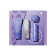 TATCHA starter ritual set front packaging showing complete travel kit benefits hydration