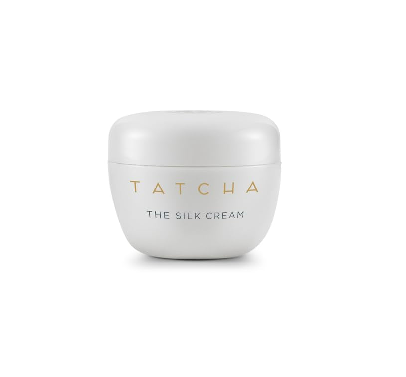 TATCHA jar front view showing premium design and silky moisturizer benefits