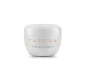 TATCHA jar front view showing premium design and silky moisturizer benefits
