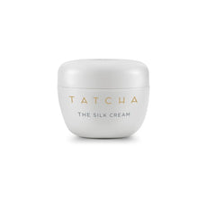 TATCHA jar front view showing premium design and silky moisturizer benefits