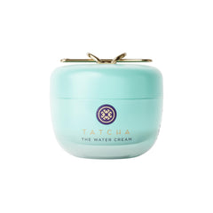 TATCHA jar front view showing sleek packaging and lightweight hydration benefit