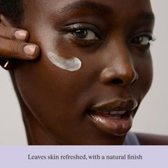 TATCHA Wild Rose botanical visual showing pore-refining, smoothing benefit