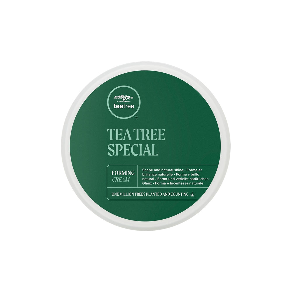 Tea Tree forming cream jar front view showing clear branding and easy-use packaging