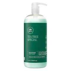 Tea Tree front packaging showing large bottle and easy dispensing benefit