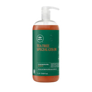 Tea Tree front bottle showing label and 33.8 fl oz size for salon-quality value