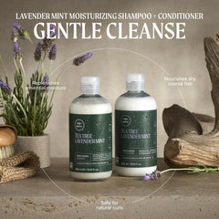 Tea Tree creamy conditioner texture close-up demonstrating richness