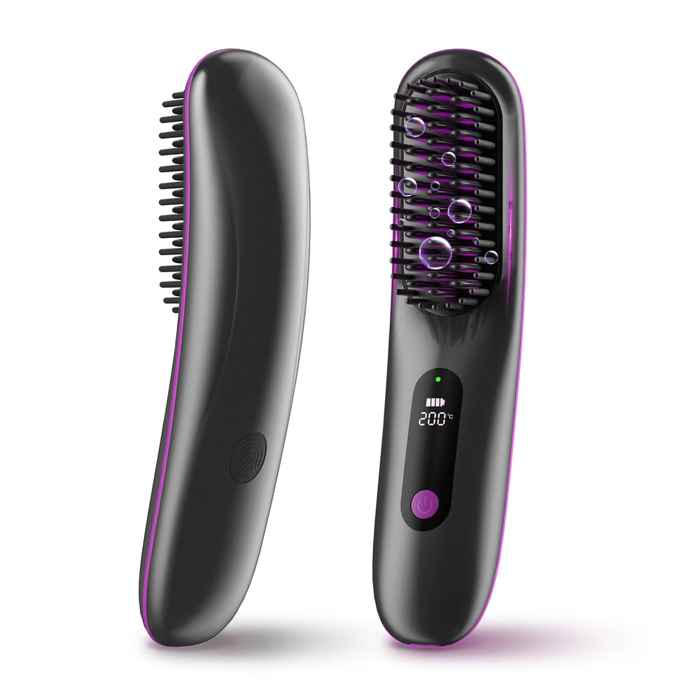 Teaifa front view of cordless brush showing ergonomic shape and portability benefit