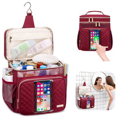 Tealari interior layout with multiple pockets providing neat storage and easy packing