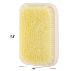 Tecbeauty close-up of firm plastic bristles highlighting effective exfoliation