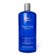 Tend Skin front bottle showing 16 oz size and clear solution benefit