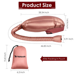 TEPENAR soft inner lining and neck cover protecting ears and increasing comfort