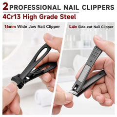 TEPRETER cuticle tools and files arranged showing full manicure functionality