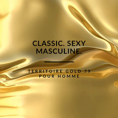 Territoire Classic Gold 79 packaging detail highlighting label clarity and premium finish
