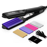Terviiix front view of crimper showing ergonomic design and controls for easy styling