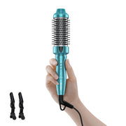 Terviiix front view of compact thermal brush showing sleek design and portability