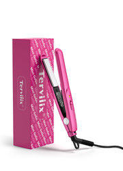 Terviiix mini flat iron front view showing compact design and benefit of portability