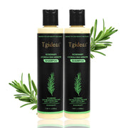 Tgideas front packaging showing two shampoo bottles for fuller hair