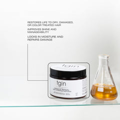 tgin creamy mask texture demonstrating rich moisture delivery