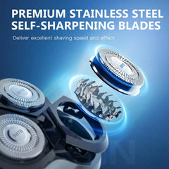 TGSBHIO macro view of double-blade edges highlighting precise cutting action and smooth results