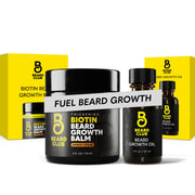 The Beard Club bundle front packaging showing both oil and balm benefits