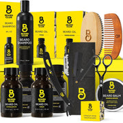 The Beard Club front packaging showing cedar and sandalwood scent benefits