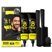 The Beard Club front packaging in Real Black showing bold branding and benefit