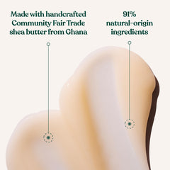 The Body Shop shea butter ingredient close-up highlighting ethical sourcing