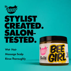 The Doux honey custard texture closeup showing creamy gel and moisturizing benefit