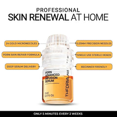 THE DRM LAB serum texture close-up showing lightweight gel hydration benefit
