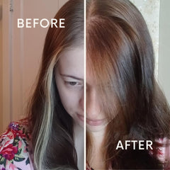 The Henna Guys powder texture close-up showing fine plant-based granules benefit