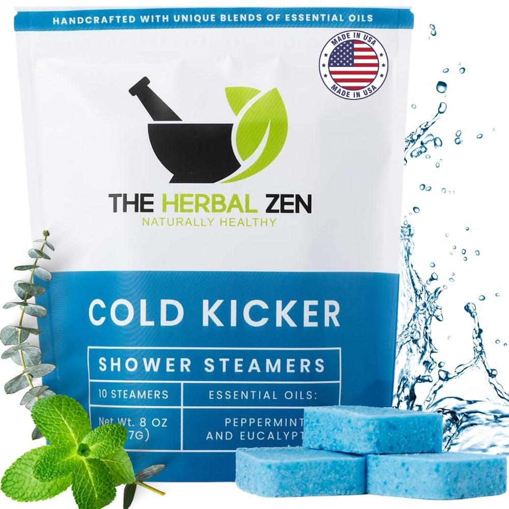 The Herbal Zen front packaging showing 10-pack and benefits