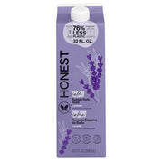 The Honest Company front carton showing product and calming lavender scent benefits