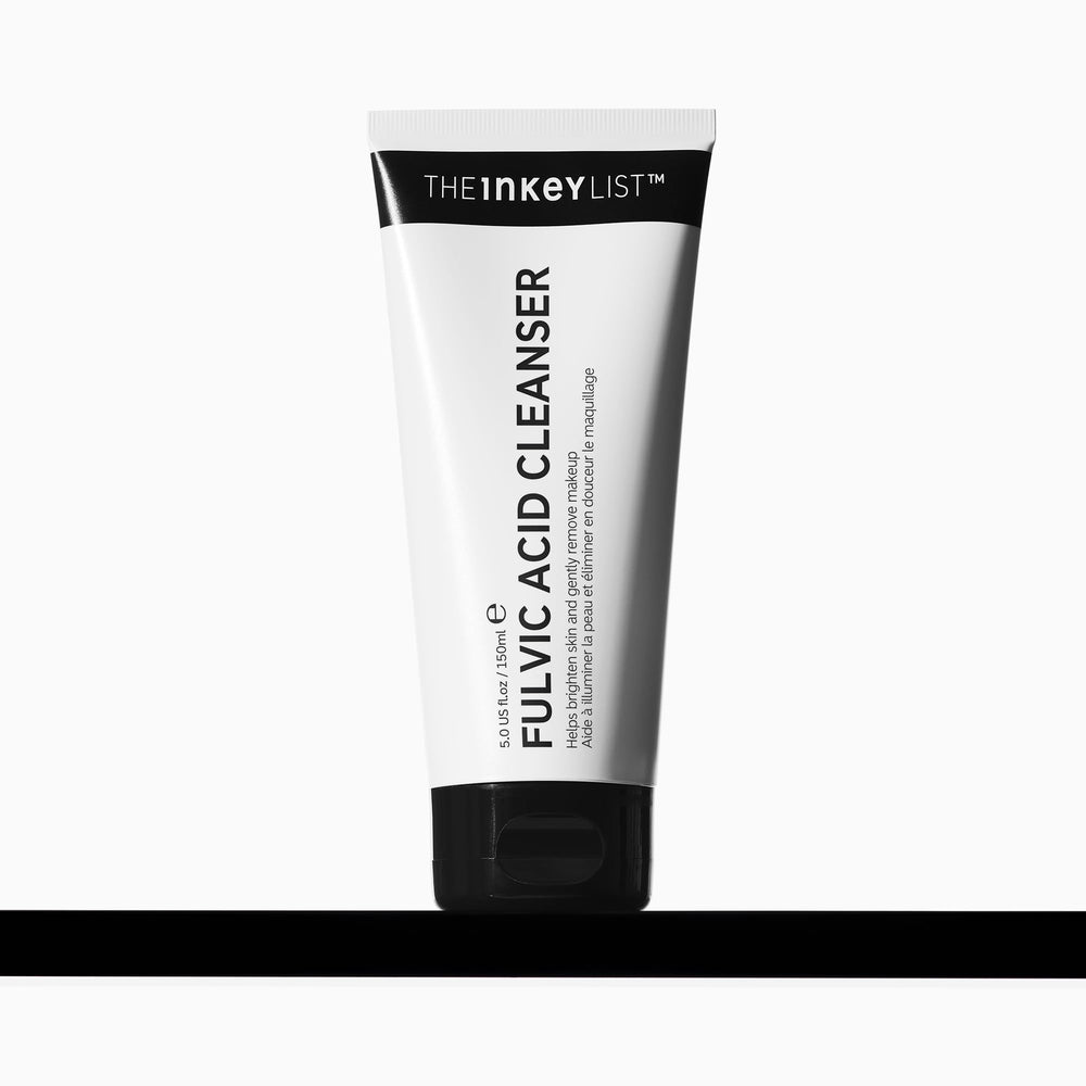 The INKEY List front bottle showing clean brightening cleanser benefit