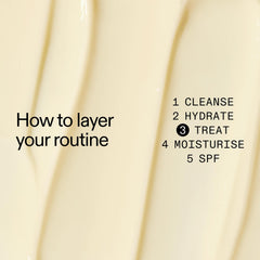 The INKEY List back label close view listing ingredients and usage directions
