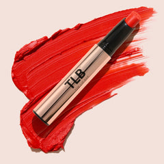 The Lip Bar slim bullet detail emphasizing precise application benefit