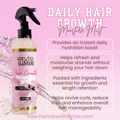 The Mane Attraction close-up of liquid texture highlighting lightweight, non-greasy formula
