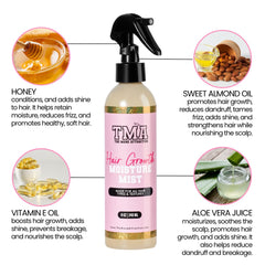 The Mane Attraction mist spraying from nozzle demonstrating lightweight, even distribution