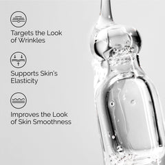 The Ordinary Multi-Peptide Eye Serum bottle close-up, emphasizes delicate eye-area support